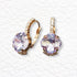 Серьги "Krēta (Violet)" с кристаллами Preciosa™